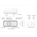 LAMPA ZESPOLONA TYLNA 12-24V LED 315
