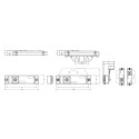 LAMPA OBRYSOWA BIAŁA 12-24V LED 222Z