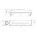 LAMPA OBRYSOWA BIAŁA 12-24V LED 1349